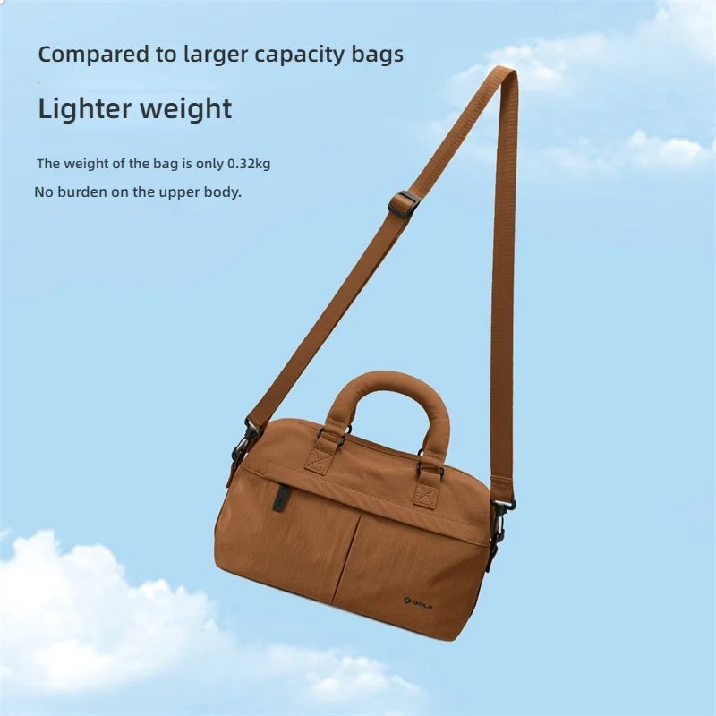 GOLF QUALITY Waterproof Nylon Crossbody Bag for Women Large Capacity Fashion Sling Shoulder Bag with Soft Handle Versatile