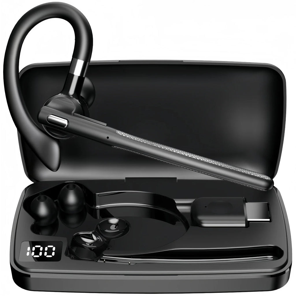Bluetooth Earphones 5.4 Headphones Stereo Handsfree Noise Canceling Wireless Business Headset With ENC Mic For All Smart Phones