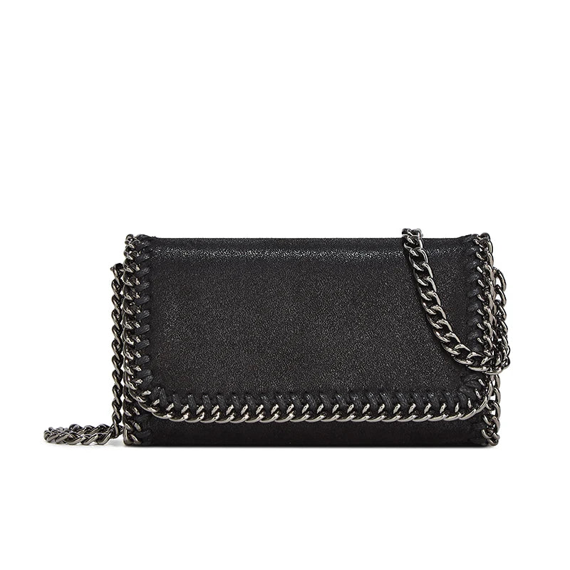 Luxury Designer Mini Crossbody Bag for Women  Fashion Chain Shoulder Bag with Phone Purse Wallet Elegant Branded Handheld Clutch