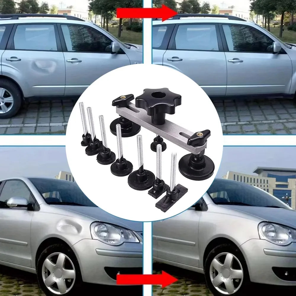 Paintless Dent Repair Puller Tools Kit Vehicle Body Dent Removal Repair Damage Fix Bridge Pulling Dents Hand Tool