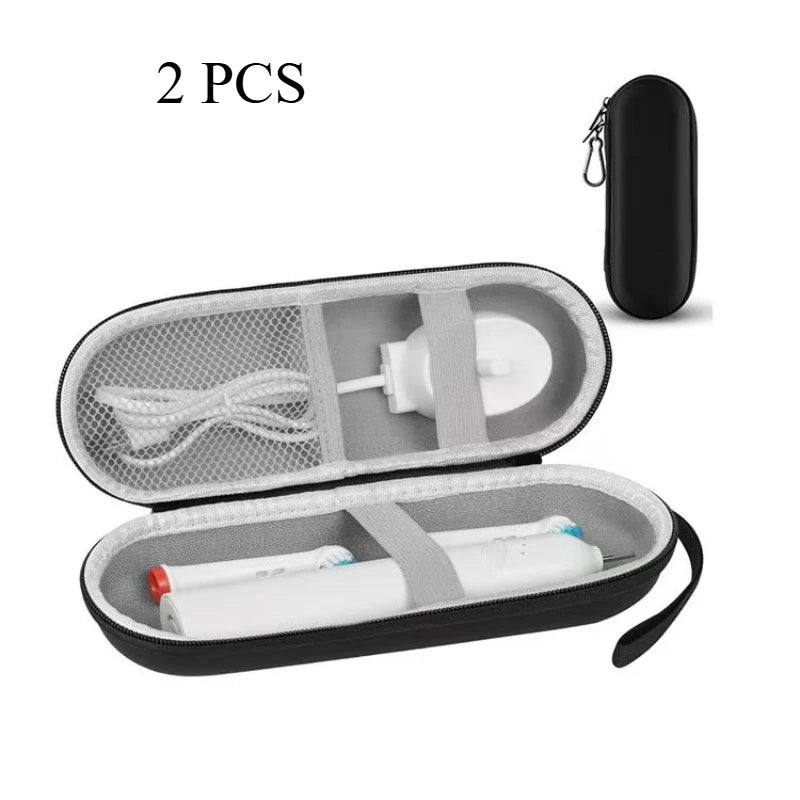 Travel Protective Hard EVA Storage Case - Portable Organizer Holder for Electric Toothbrush Accessories