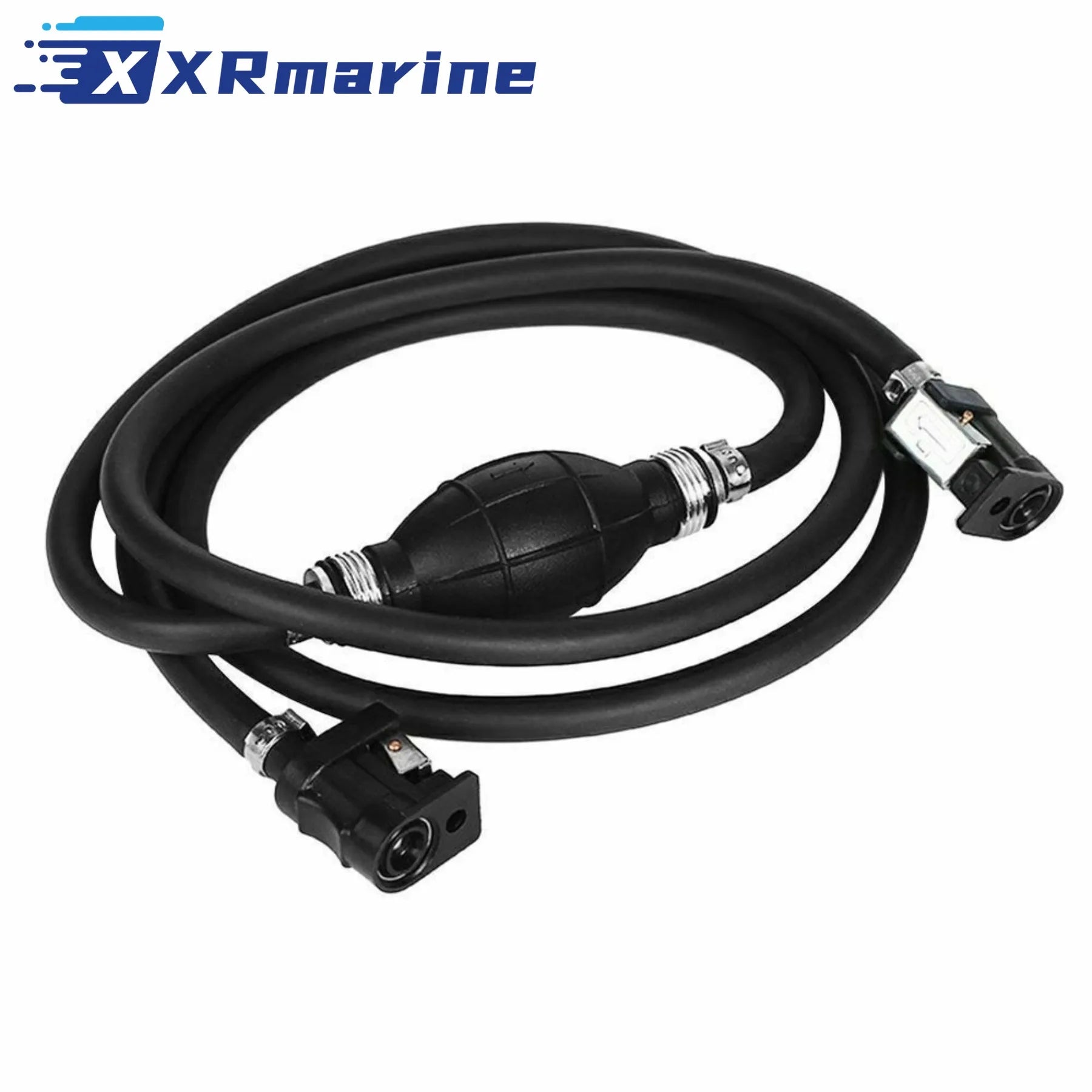 6YL-24306 5/16 " Outboard Boat Motor Fuel Line Hose with Primer Bulb and Connectors 6Y1-24306 for Yamaha