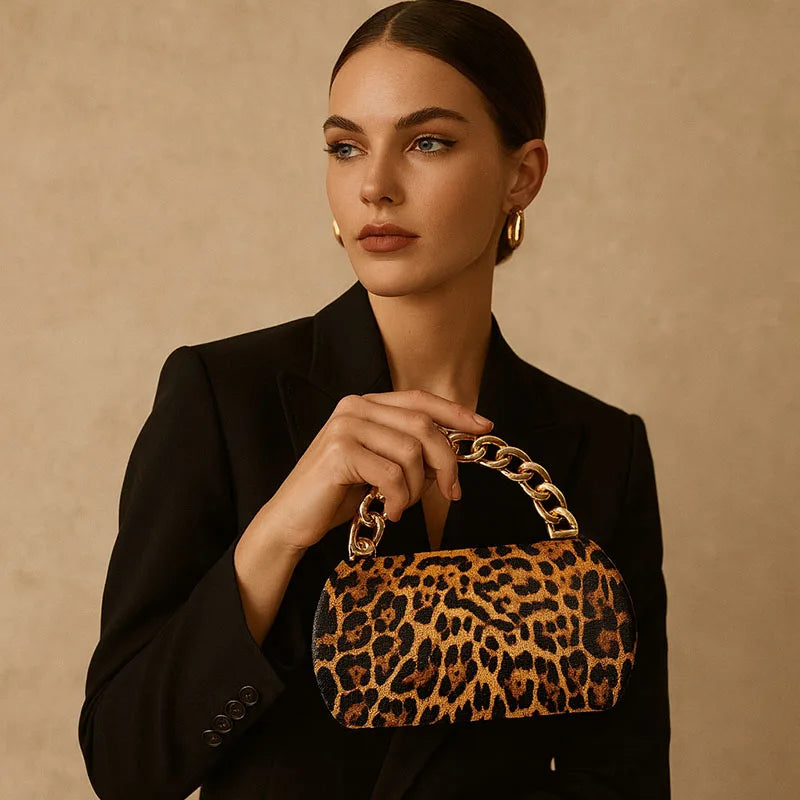 Luxury Gold Metal Buckle Box Clutch Fashion Women's Evening Bag Party Banquet CrossbodyBag Half Moon Wedding Purses Party Tote