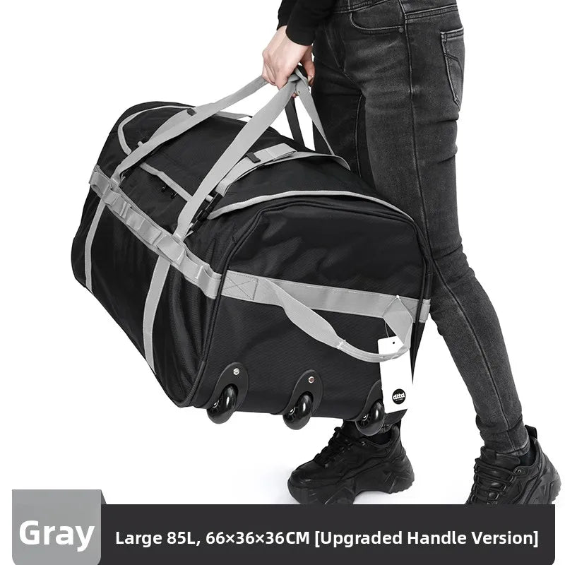 Outdoor Foldable Camping Travel Bag Moving Storage Bag Large Space Tugboat Bag Convenient for Self-Driving Tour And Relocation