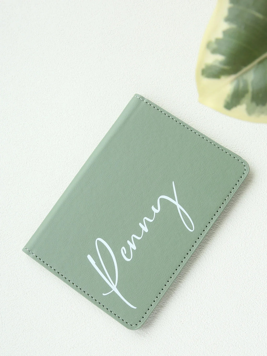Custom Logo Passport Holder Personalized Travel Wallet Engraved Name Passport Cover Case Travel Essentials Card Holder Unique