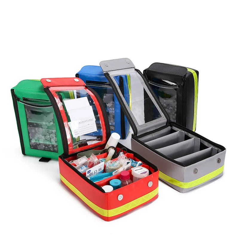 Waterproof First Aid Kit, Lightweight Fireproof Bag, Emergency Sorted Survival Supplies for Outdoor Floating Swimming