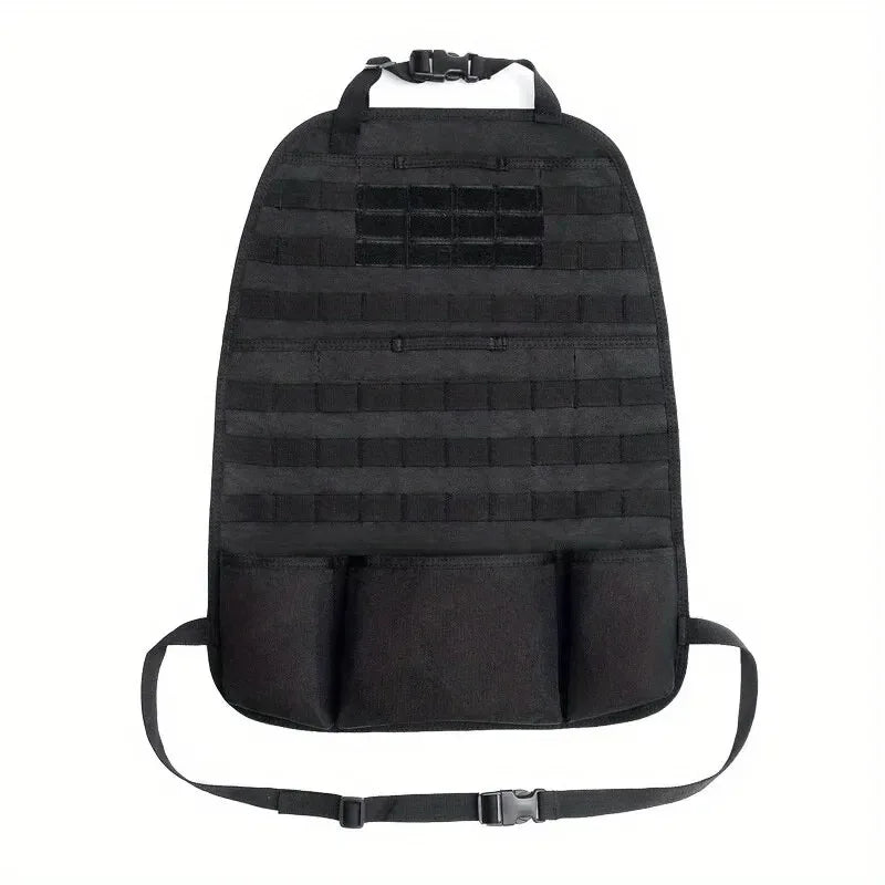 Tactical MOLLE Car Seat Back Organizer Waterproof Vehicle Storage Bag for SUV Truck