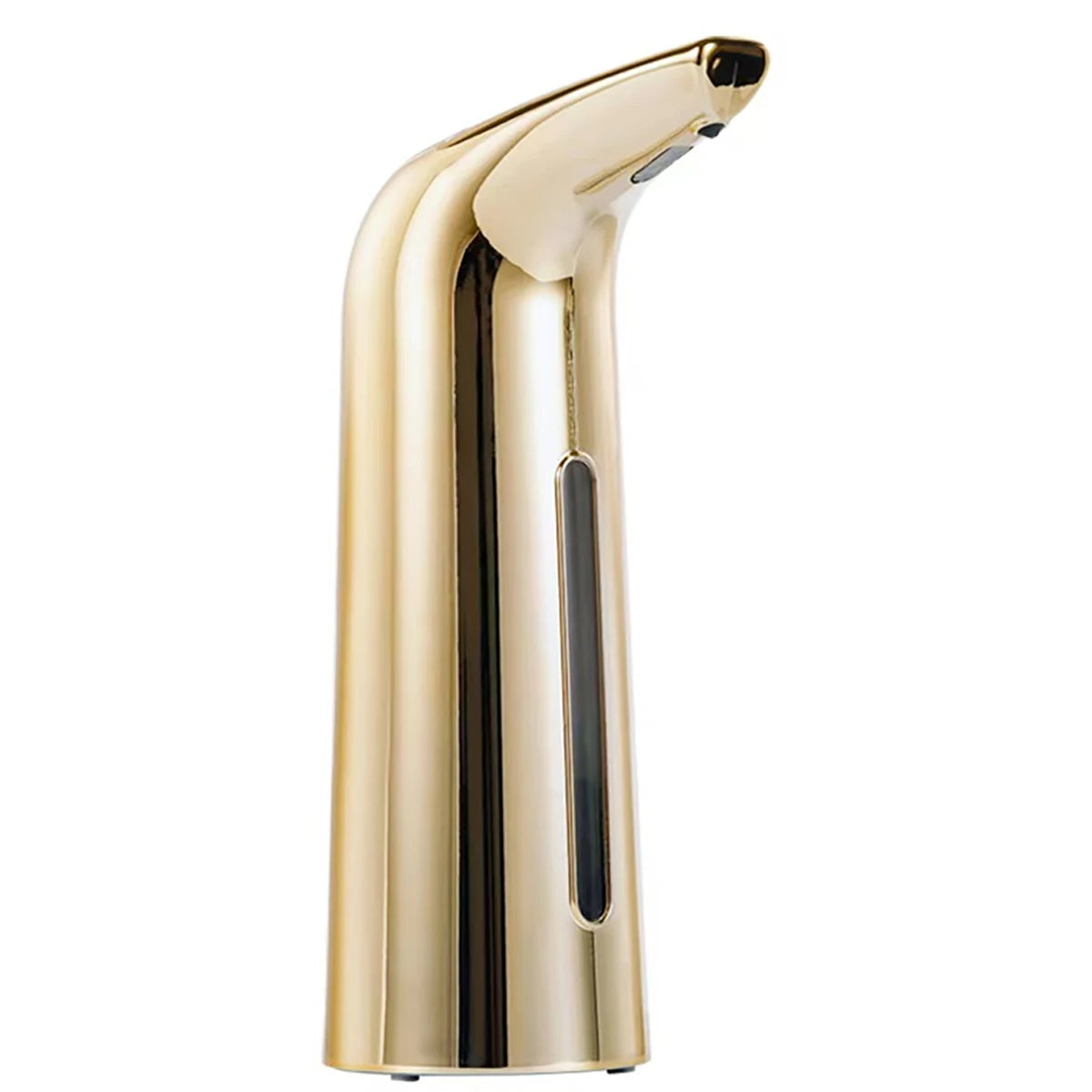 Large Capacity 13.53 Ounces (400ml) Infrared Sensor Touchless Automatic Foam Hand Soap Dispenser, with a High-End Gold-Colored Bottle. Smart Sensor Liquid Container, Suitable for Hand Washing, Kitchen Cleaning, Home Bathroom