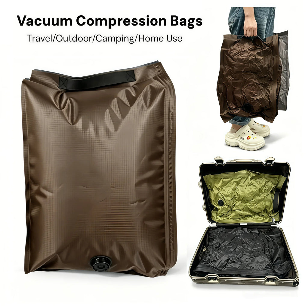 Fabric Vacuum Compression bags for travel essentials bag，organizers storage for clothes accessories packaging bags travelbag