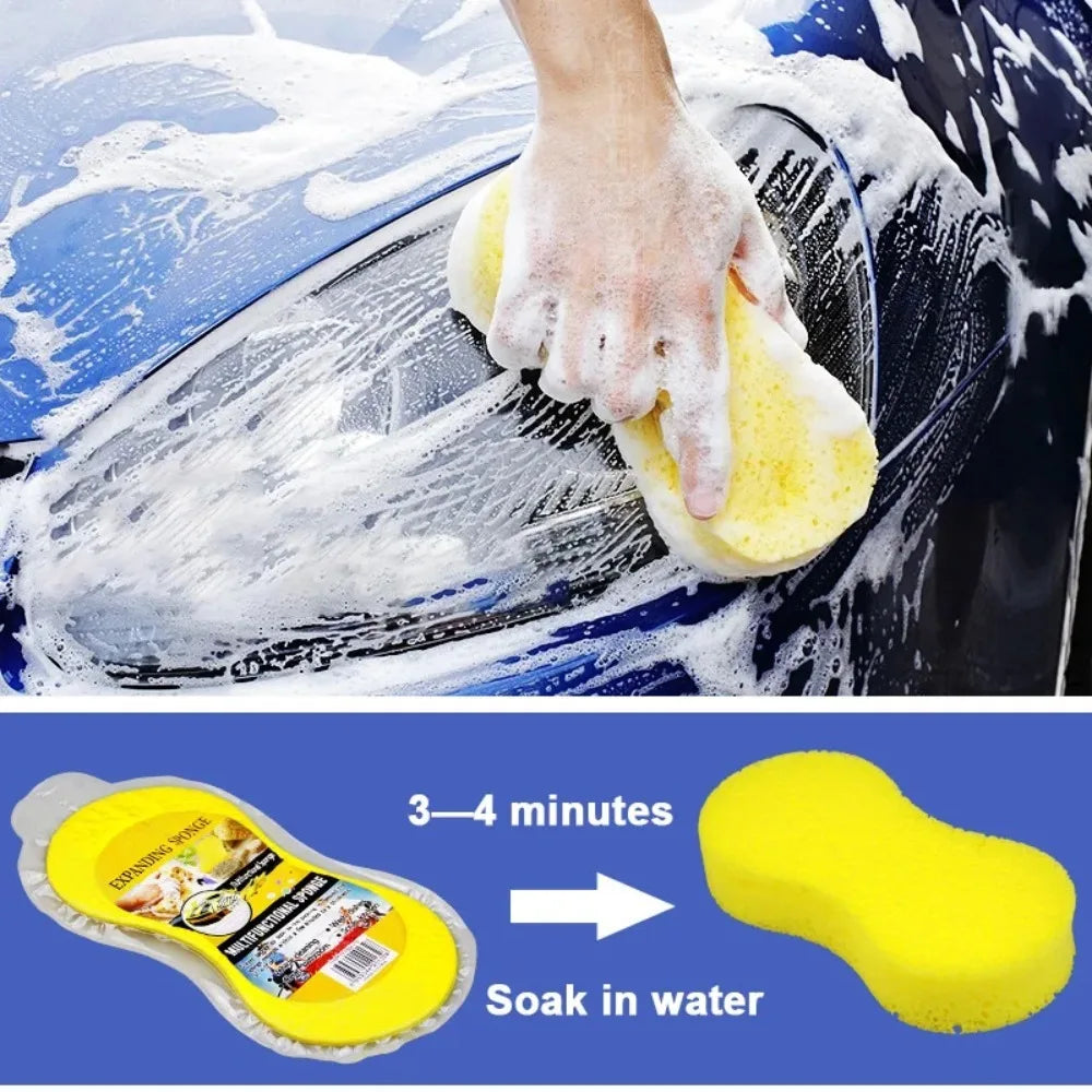 1/5PCS Car Wash Sponge Honeycomb High Density Cleaning Foam Block for Auto Detailing Vehicle Washing Car Accessories