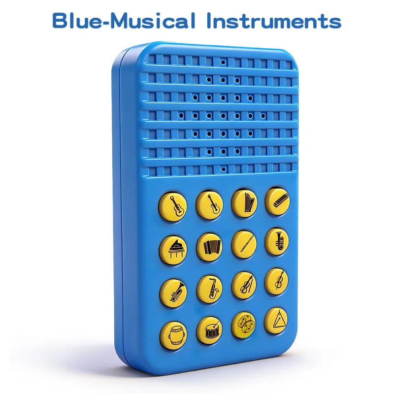 Four funny sound effect machines that produce various amusing sounds, perfect for parties and as fun gifts for children.