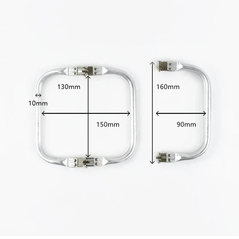 1-5Pcs Metal Kiss Clasp Purse Frame Cloud Bag Doctor Aluminium Tube Handle Buckle DIY Bags Clutch Handles Hardware Accessories