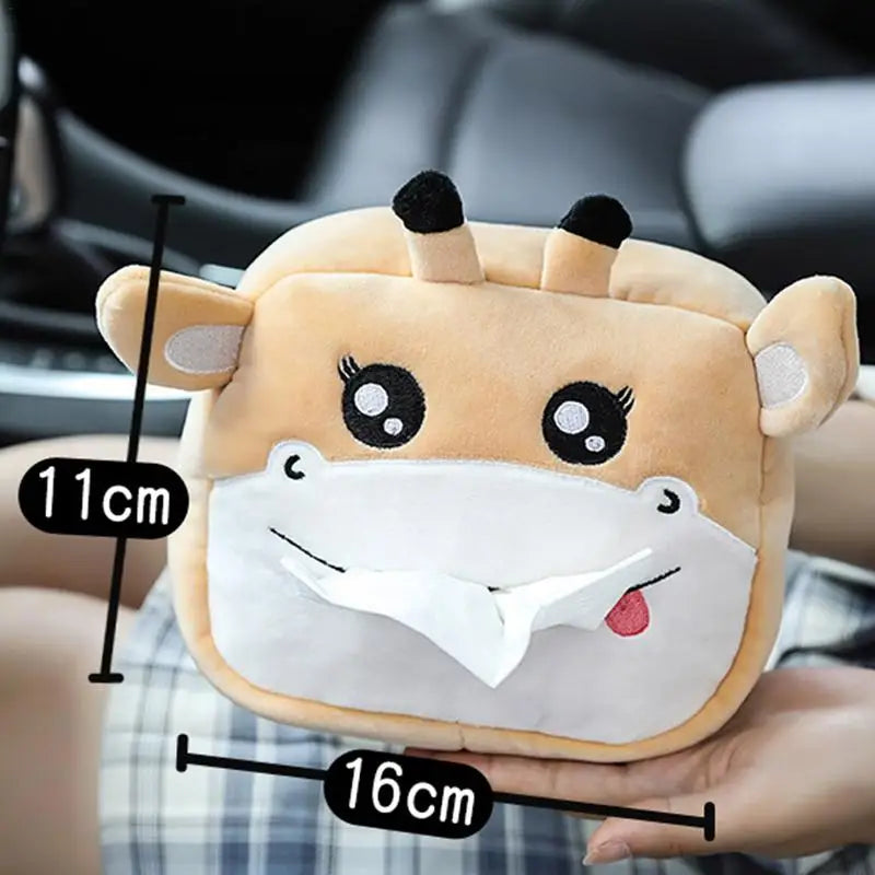 Creative Car Tissue Box Durable Handbox Tissue Box Portable Automobile Chair Back Drawer Car Interior Accessories