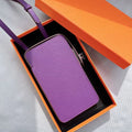 Luxury Design Phone Bag Women Lock Buckle Cell Phone Bag Fashion Hundred Leather Box Bag Simple Premium Sense Mini Shoulder
