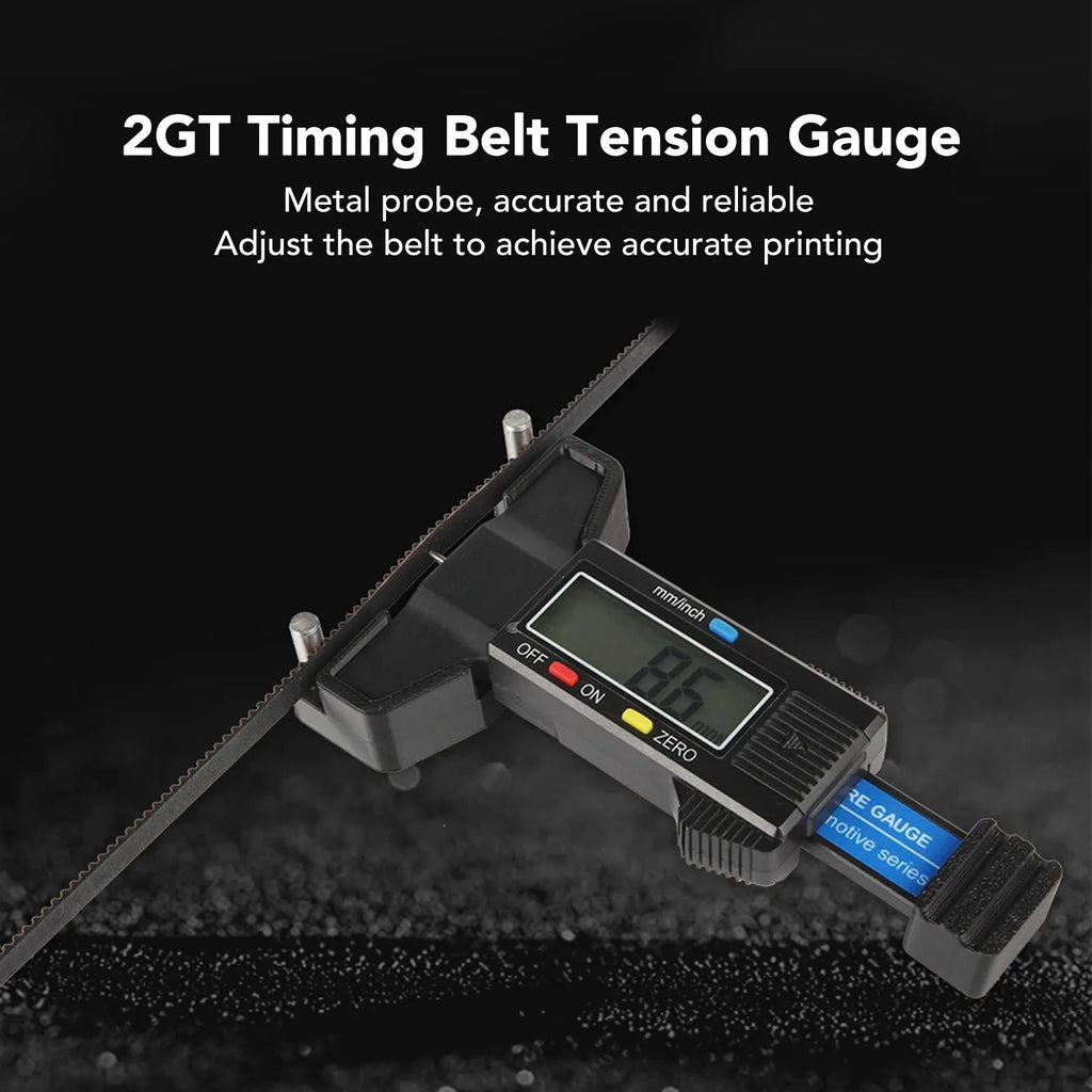2GT Timing Belt Tension Gauge Synchronous Belt Tension Tester for X1 P1P 3D Printer 0‑25.4mm 3D Printer Belt Tension Tester
