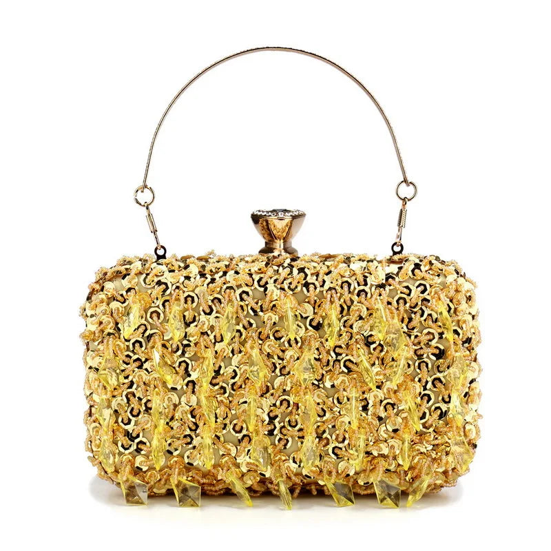 Fashion Versatile Ball Dinner Bag Style Light Luxury Handmade Embroidered Clutch Bag Dress with Exquisite Clutch