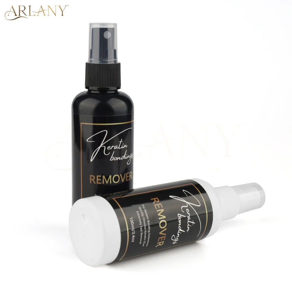 ARLANY Keratin Bonding Glue Remover Protein Glue Bond Remover for K Tip Pre-bonded Extensions Hot Melt Glue Remover Fast Remover