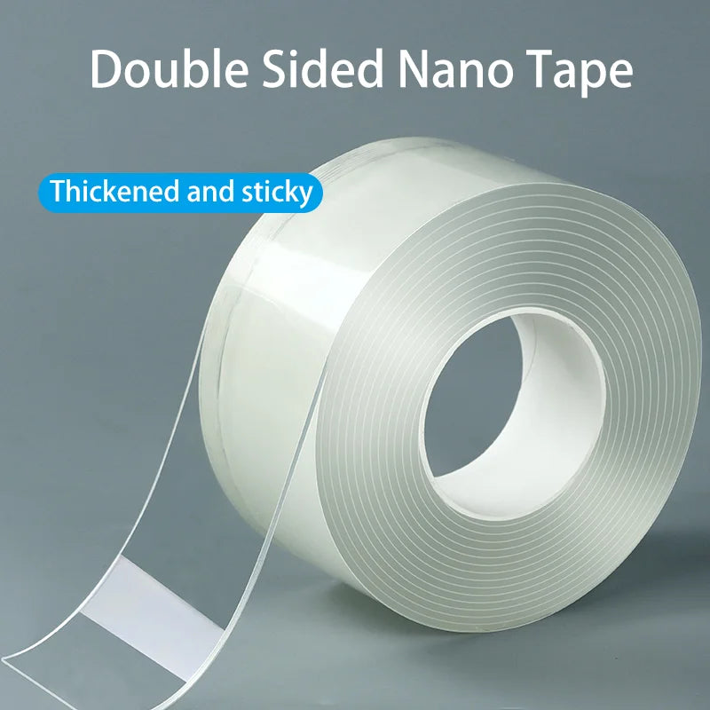 Nano Tape Double-Sided Adhesive High Viscosity Wall Fixing No Trace 1M/3M/5M Length