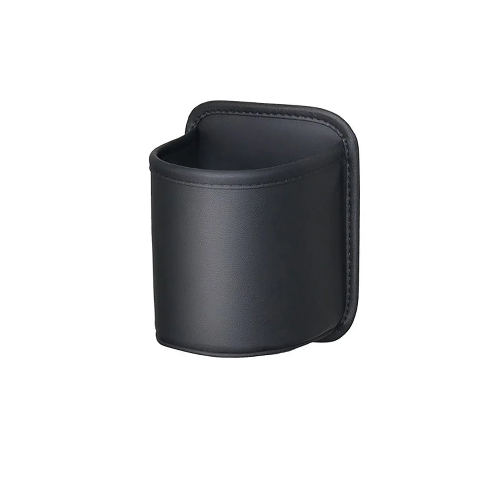 Punch-Free Car Door Side Storage Box Waterproof Leather Mini Storage Holder