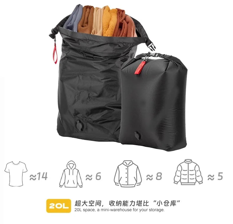 Vacuum Compression Storage Bag Portable Large Capacity Waterproof Luggage Bag Clothes Bag Dustproof Business Trip Travel