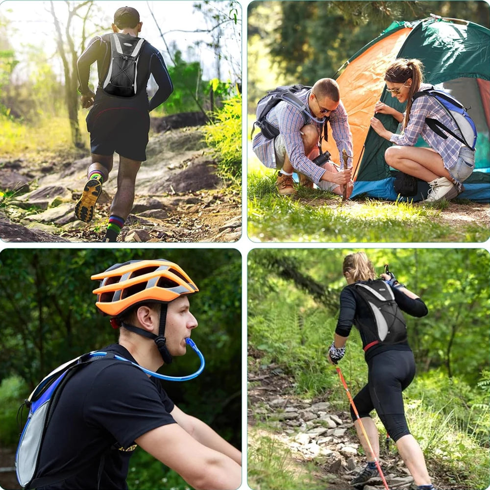  1PCS Hydration Backpack Pack, Hiking Backpack Rucksack Backpack Bladder Bag Cycling Bicycle Bike/Hiking Climbing Pouch