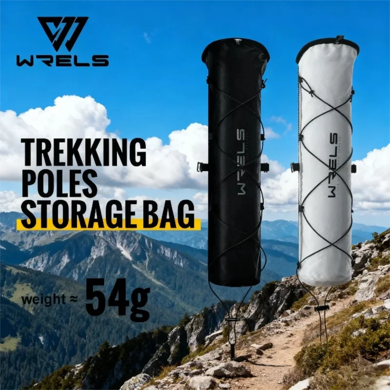 WRELS Trekking Poles Bag – Lightweight Waterproof Hiking Pole Carrier / Sac de transport léger imperméable pour bâtons de randonnée