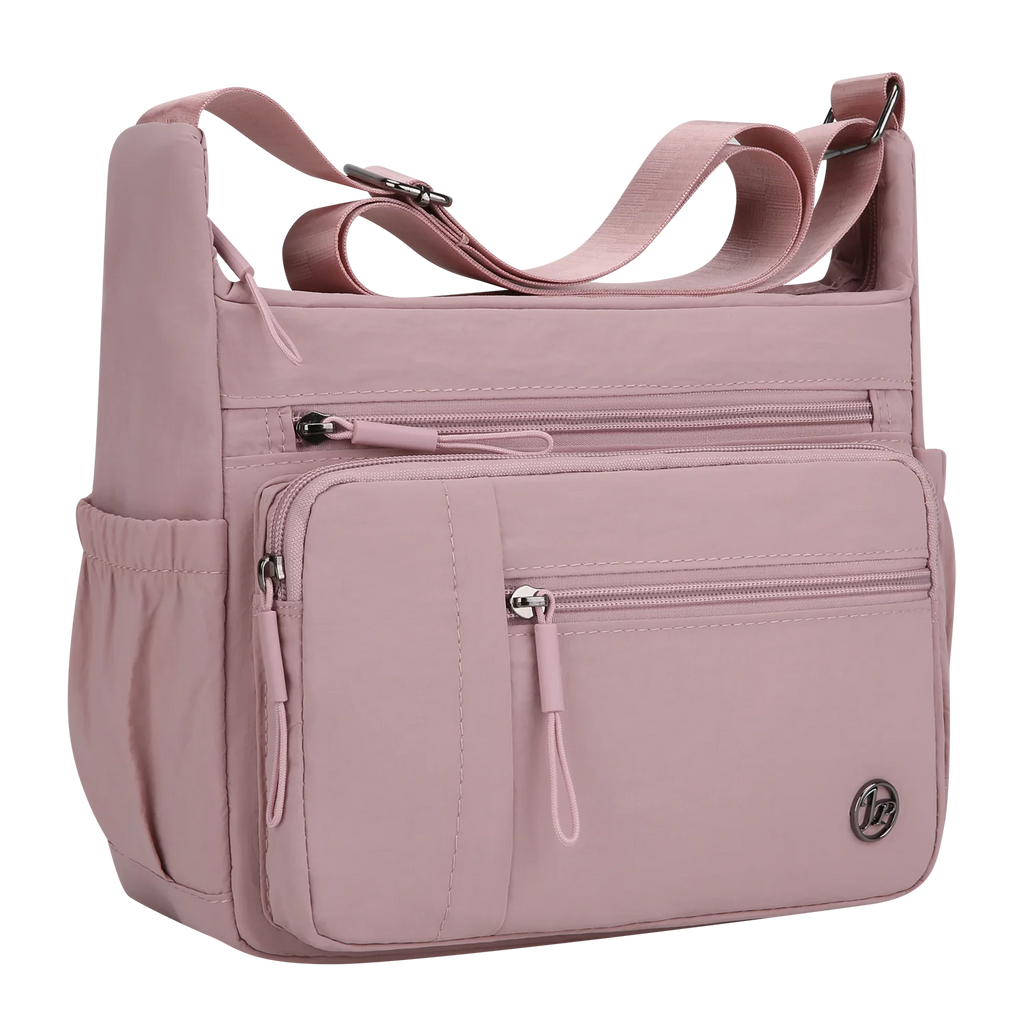 Crossbody Shoulder Bag Unisex, Waterproof Nylon Large Capacity Messenger Purse for Ladies Men Travel Shopping Daily Commute