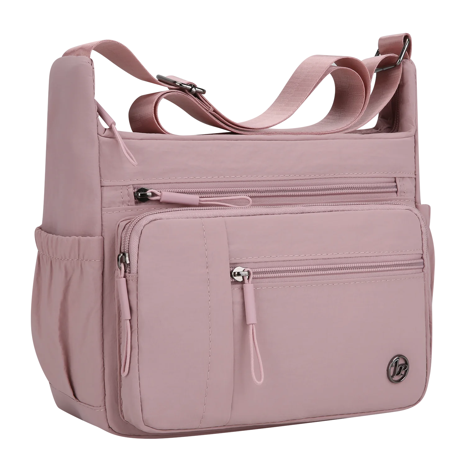 Crossbody Shoulder Bag Unisex, Waterproof Nylon Large Capacity Messenger Purse for Ladies Men Travel Shopping Daily Commute