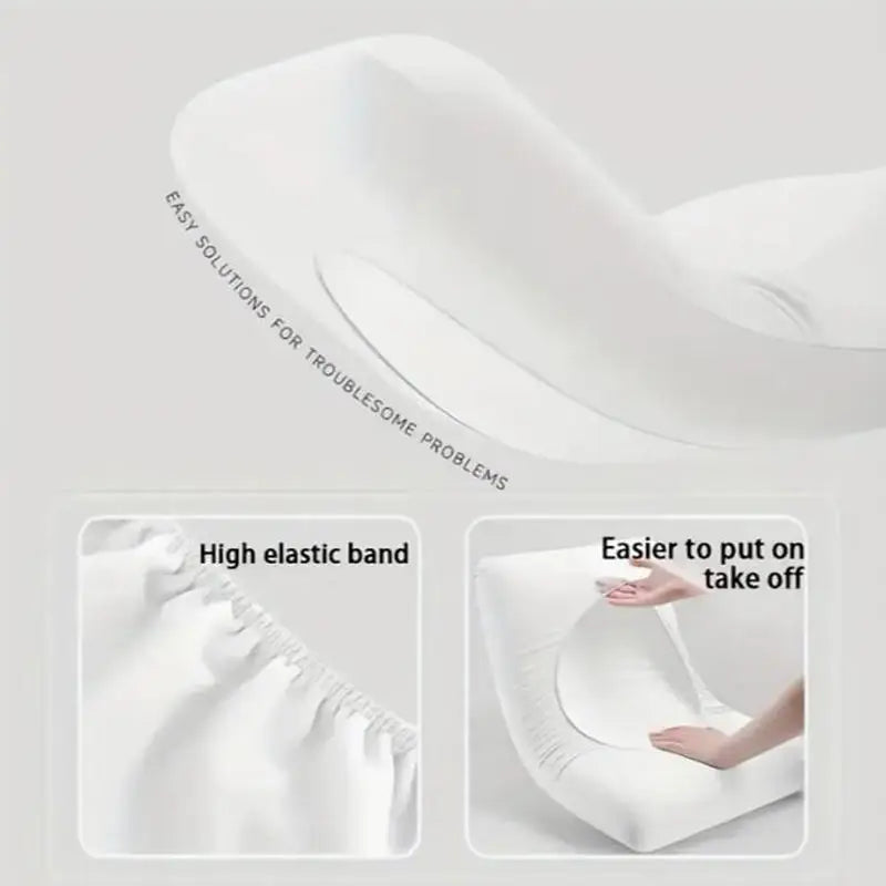 4/8/16pcs Disposable Pillowcase Set Dirt-Proof & Breathable Universal Fit For Hotel, Beauty Salon Travel No Pillow Core Included