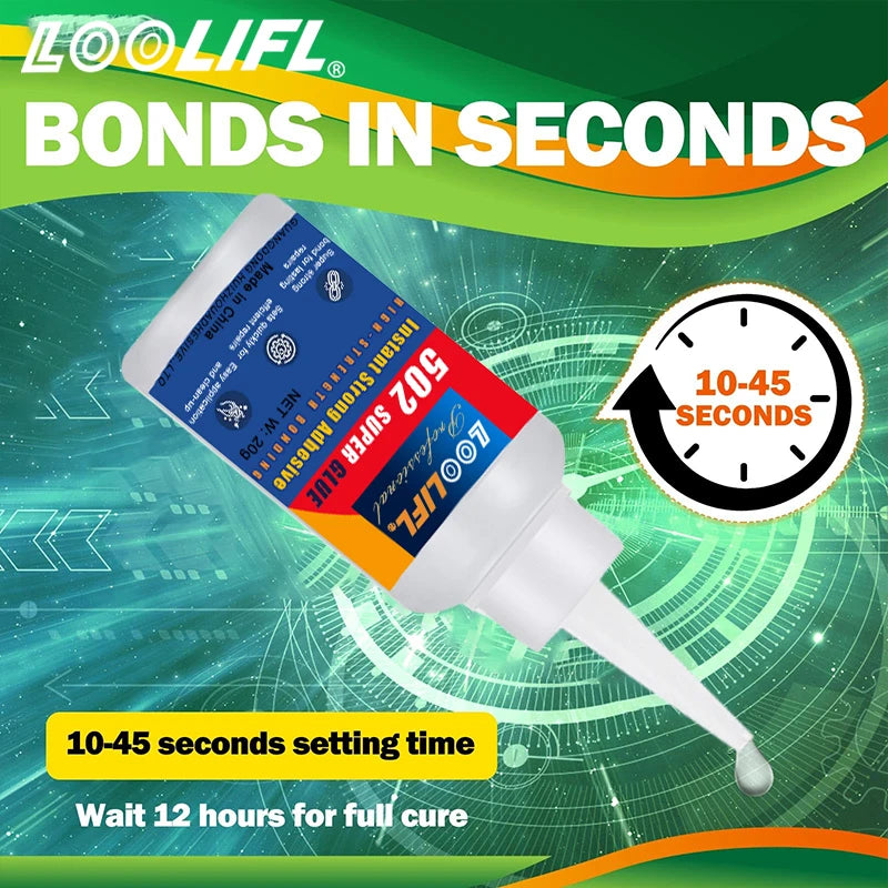 LOOLIFL Strong Shoe Repair Glue Soft Adhesive Worn Shoes Boot Sole BondMulti-Purpose Waterproof Repairing Liquid Tool GLUE 20ml