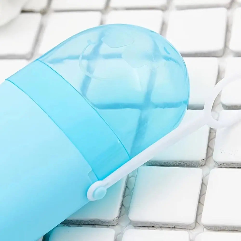 Dopamine Portable Toothbrush Case with Lid Dustproof Travel Toothbrush Case Large Capacity Hangable Toothbrush Storage Box