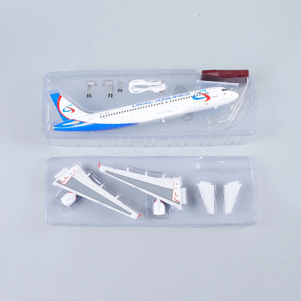 47cm Model Airplanes A320NEO Series 1/80 Scale Aircraft Resin Toy Planes Aviation Miniature Souvenir Plane Toy Christmas Gifts