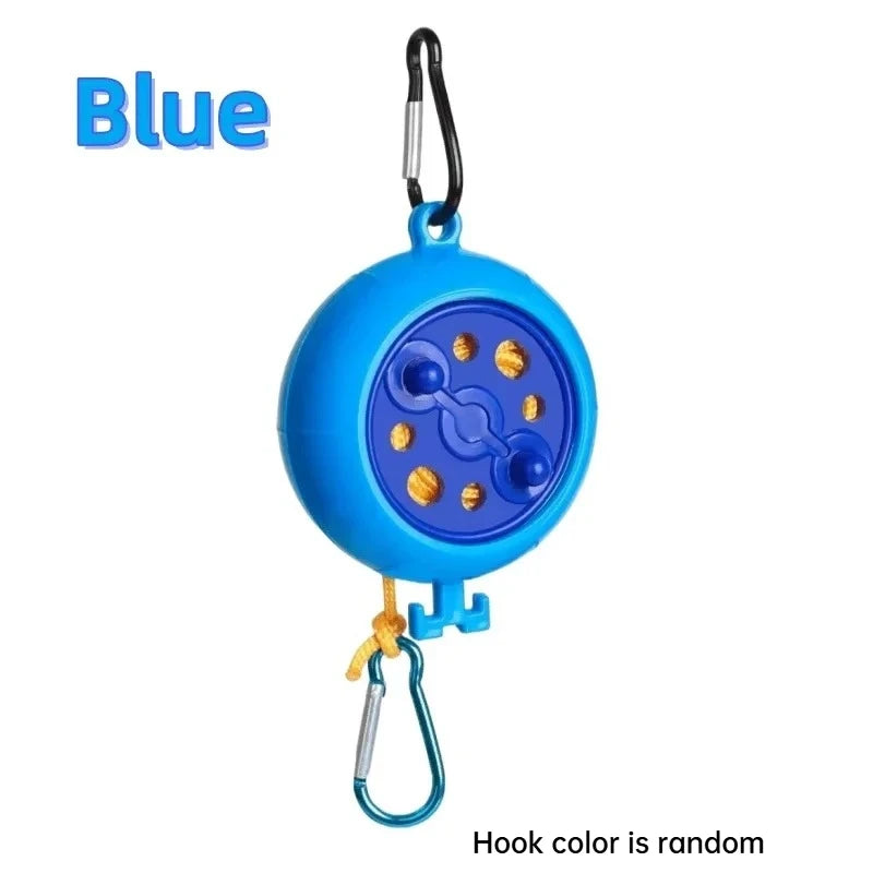 1PC Portable Retractable Clothesline Outdoor Travel Camping Hotel Windproof Anti-slip Laundry Hanger Drying Rope Accessories