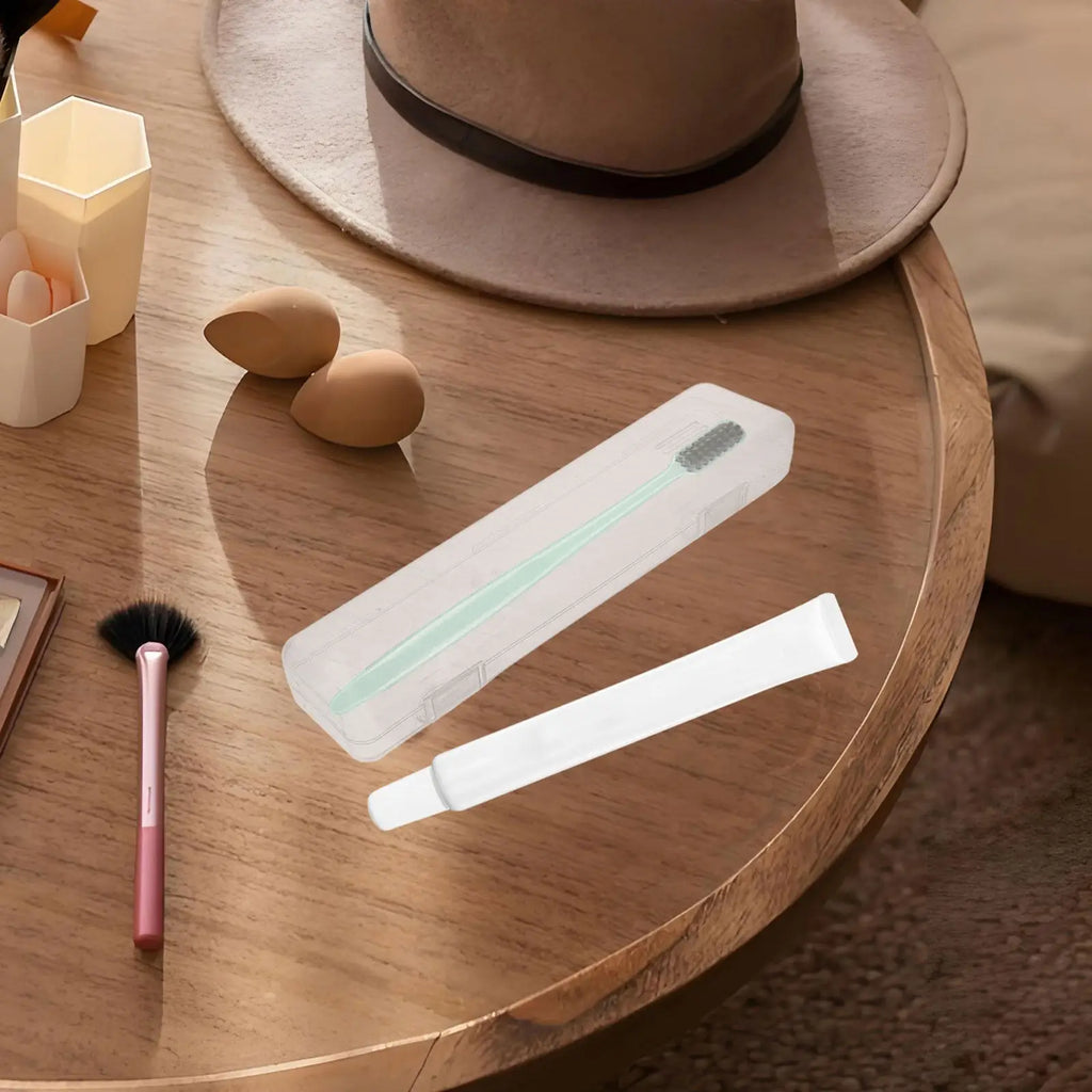 10Pcs Toothbrush Case Portable Travel Storage Box Compact Toothbrush Holder Sealed Space Organizer for Bathroom Outdoor School