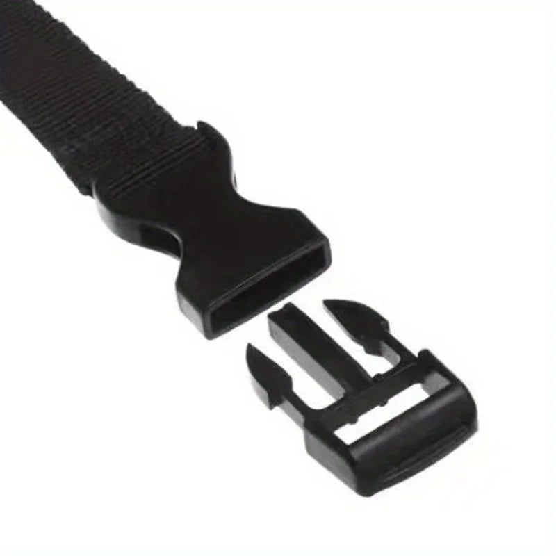 2pcs Travel Tied Black Durable Nylon Cargo Tie Down Luggage Lash Belt Strap With Cam Buckle Travel Kits Outdoor Camping Tool