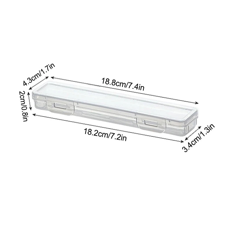 1Pcs Portable Toothbrush Box Plastic Travel Toothbrush Case Transparent Toothbrush Holder Organizer Travel Practical Accessories