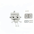 1pc Robot Shape Metal Bag Lock DIY Push Button Purse Lock Hardware Accessories