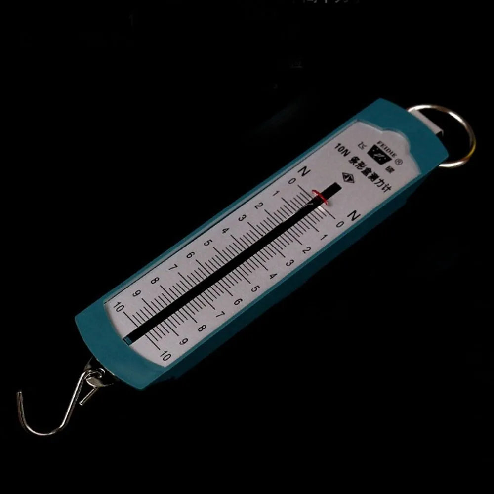 Easy to Read 1N Spring Scale 2.5N 5N Spring Dynamometer Clear Scale 10N Hanging Spring Dynamometer Physics Study