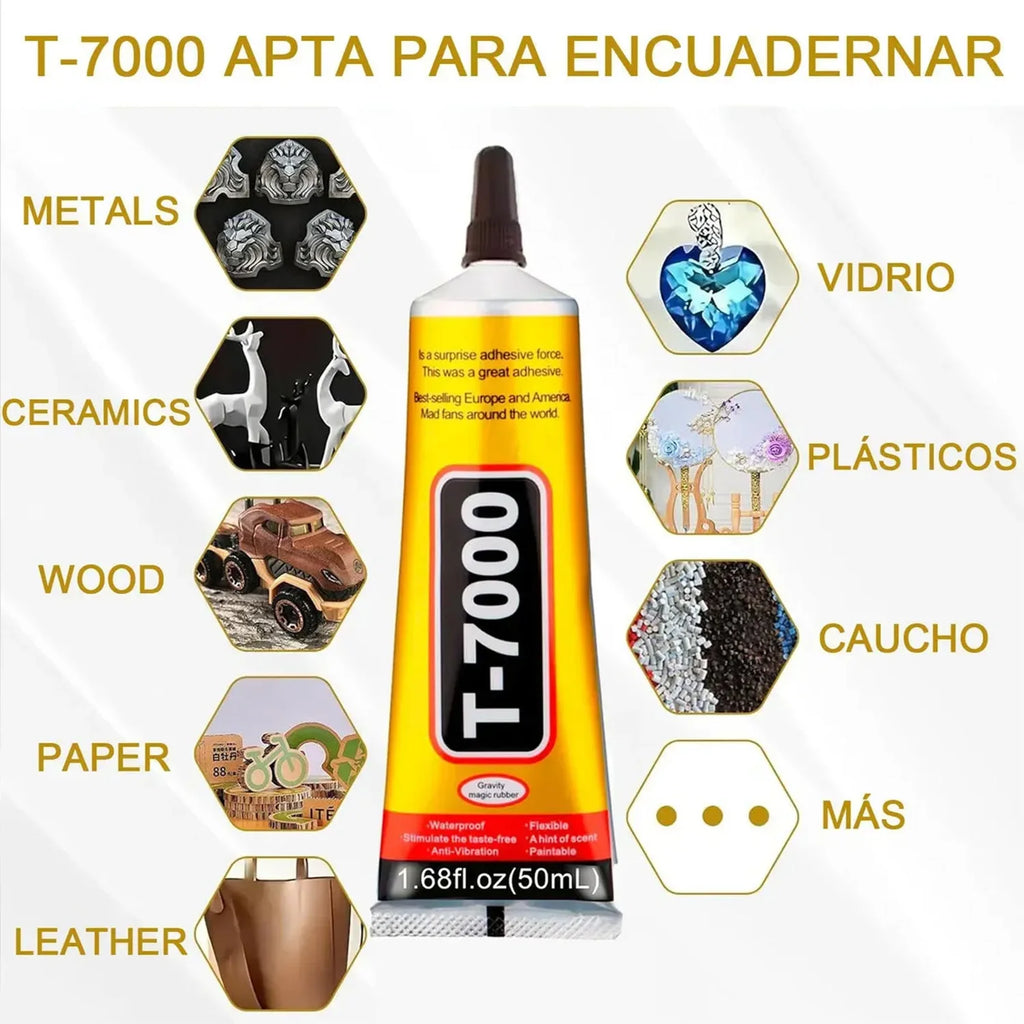 T-7000 Black Adhesive Glue High Performance Waterproof Adhesive for Precision Repairs, Perfect for Phone, Electronics, Jewelry,