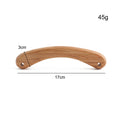 2/8/20PCS Ox horn Shape 16cm Detachable Wooden Bag Handles For Handbag Shoulder Purse Frame Arched Handle Decoration Accessories