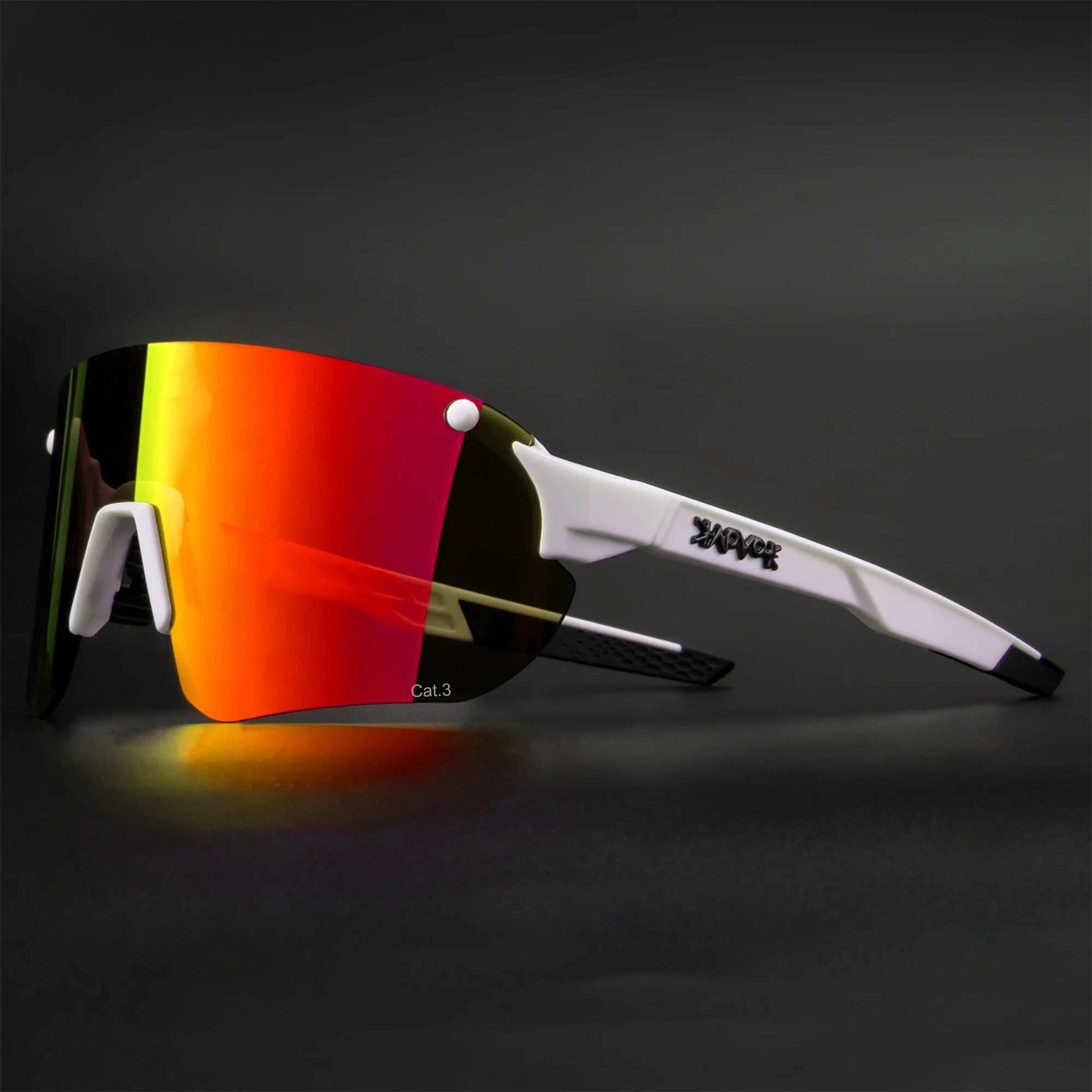 Kapvoe UV400 Fashion Sunglasses Men MTB Bike Cycling Glasses Eyewear Women Bike Outdoor Sports Night-riding glasses for racing