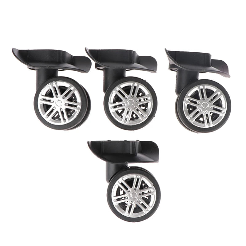 2Pair Replacement Wheels Trolley Case Luggage Wheel Repair Universal Travel Suitcase Parts Access 360 Degree Swivel Wheel Caster