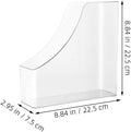 Acrylic A4 Storage Filing Box for Documents Plastic Paper File Organizer Vertical Magazine Rack Desk Folder Desktop Supplies