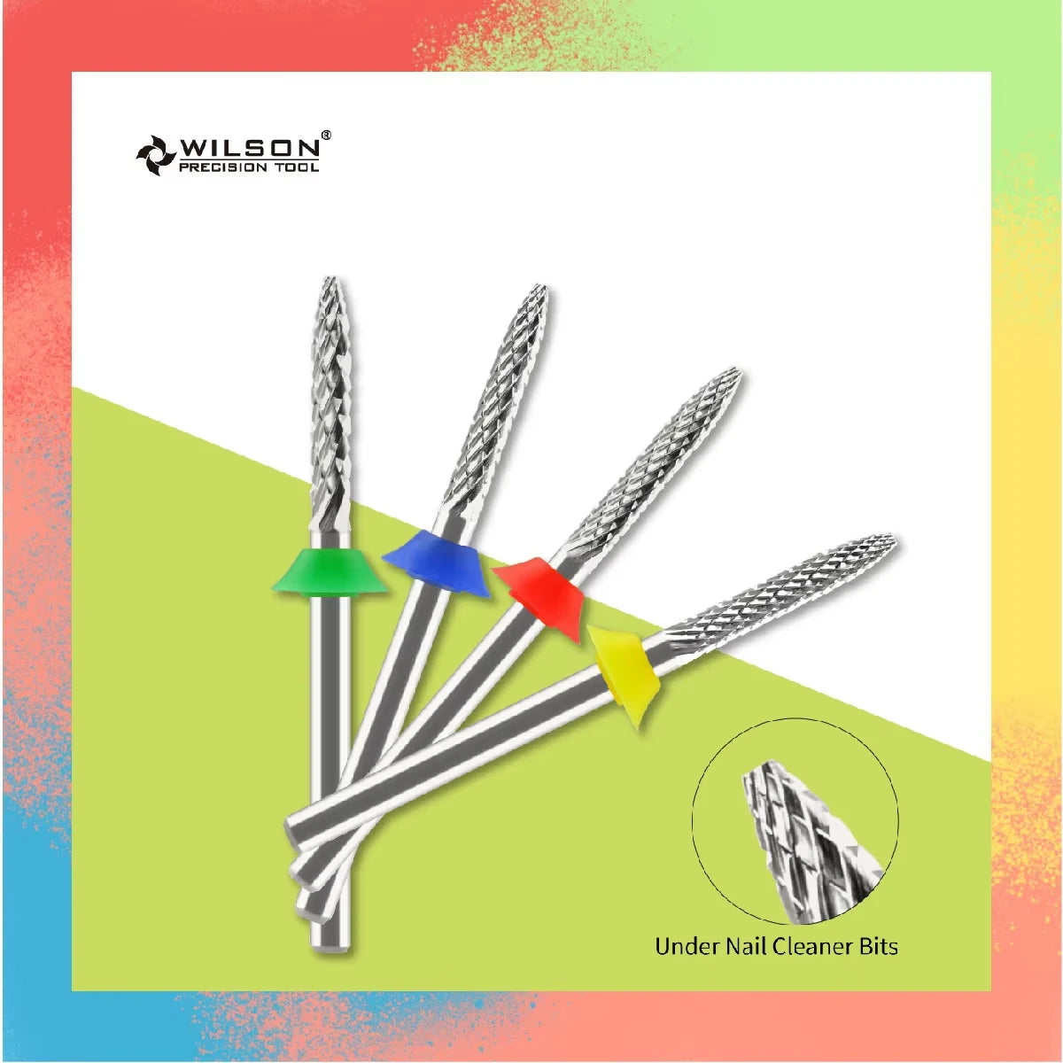 WILSON Under Nail Cleaner Bits-right handed only Nail Accessories/Tools/Manicure/Drill Bits/tools
