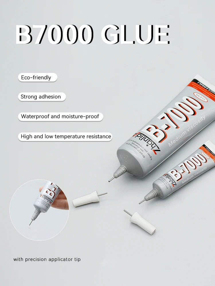 Glue Mobile Screen B7000 15ml 25ml 50ml 110ml Repair Adhesive Universal Glass Plastic DIY Glue B7000 With Precision Applicator