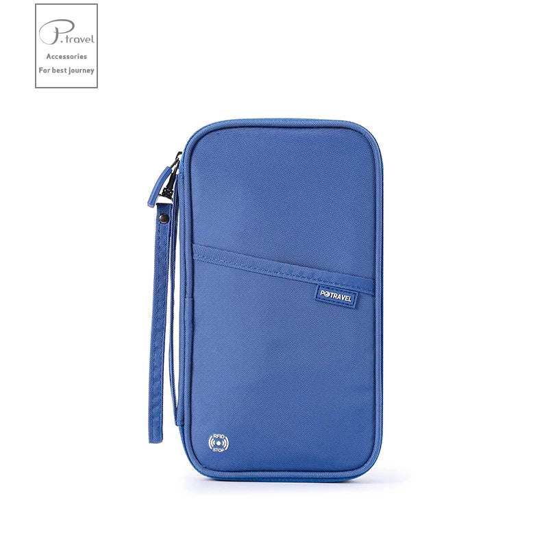RFID Travel Passport Holder Waterproof Document Organizer Wallet Large Capacity Ticket Card Bag for Men Women Family Trip