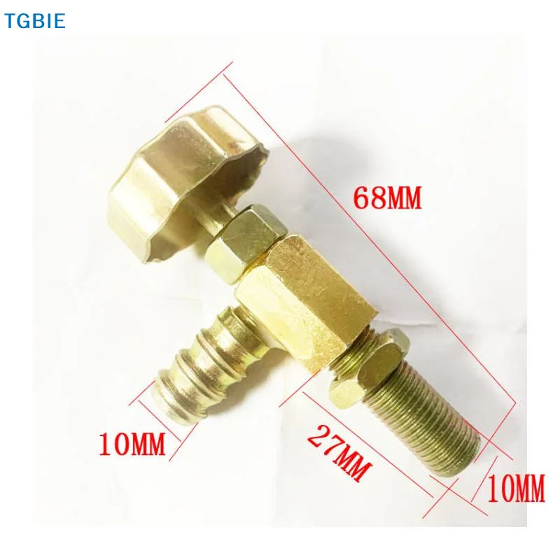 [TL]【TL】Gas Stove Burner Nozzle For Electronic Ignition System With Iron Alloy Construction Compatible With Select Models