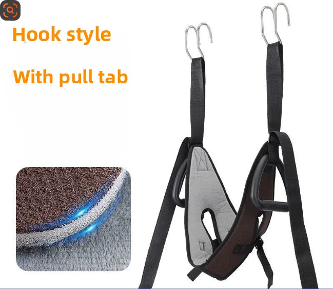 Cervical Traction Belt Strap Cervical Horizontal Bar Suspension Household Traction Belt Neck Suspension Neck Stretching Device