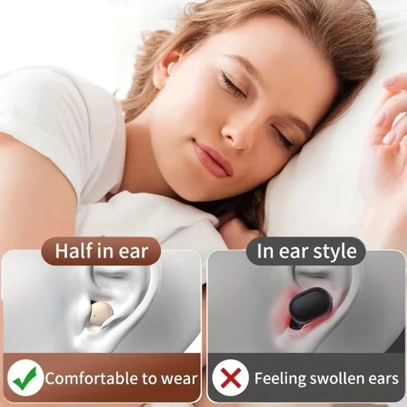 New Mini Wireless In Ear Sleep MY001 Bluetooth 5.3 Earphones High Definition High Pitch Invisible Noise Reduction Earphones 2025
