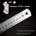 Carbon Steel Ruler Limit Block Measuring Rulers Positioner Carpentry Scriber Hand ToolAdjustable Measuring Marking Gauge
